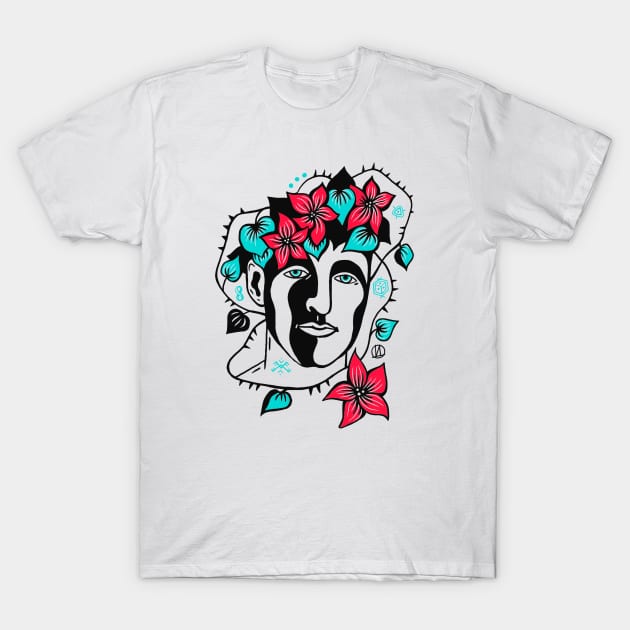 Art face T-Shirt by Daria Kusto